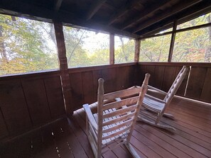 Rockers on Screened in Porch