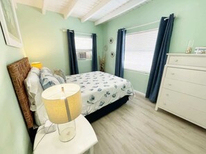 New Renovated as of October 2022 Queen Bedroom
