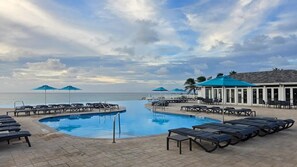 Bask in the serenity of the infinity pool, adding to your peaceful stay