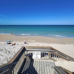 Your closest beach access is four blocks away