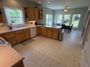 Kitchen from living room
