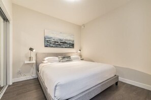 King bed in living room