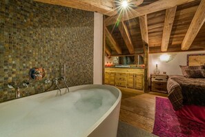 Take a warm bath after a day outside.