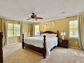 King size bed with beauty rest mattress.
