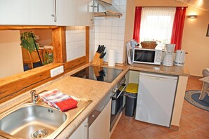 Ferienwohnung mit Balkon und Kamin Bernstein