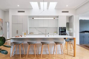 Crafting meals and memories on this stunning countertop.