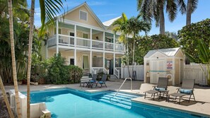 Community pool right out your front door...