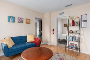 Enjoy two sets of quiet areas for TV, a favorite book or chatting with traveling companions. 