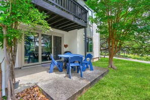 Retreat to the outdoor patio for an afternoon picnic or relaxing in nature