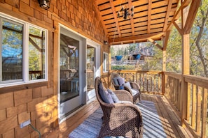 Front of wrap around deck