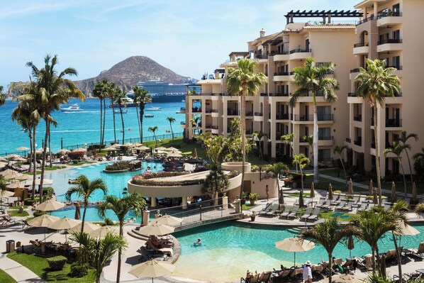Spectacular view from balcony.