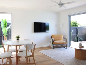 An inviting space that blends comfort and style, where you can relax & chill.