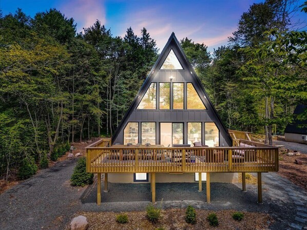 Welcome to the Apex A-frame- a brand new signature A-Frame build.