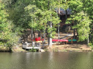 Swim, fish or canoe around the lake
