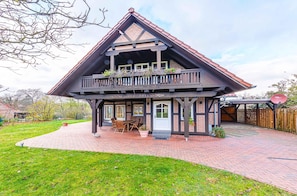 Ferienhaus Havelquelle Außenansicht vom Haus