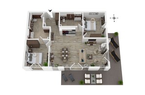 Ferienwohnung Strandidylle Ostseebad Wustrow Grundriss