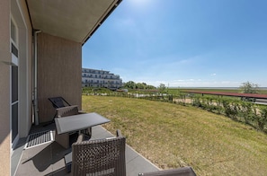 Ferienwohnung Strandflieder Oseebad Wustrow Terrassen Ausblick