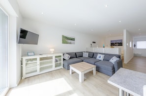 Ferienwohnung Nordlicht in Malchow offener Wohnbereich