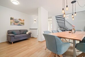 Ferienhaus Landhus Alt Schwerin offenener Wohnbereich