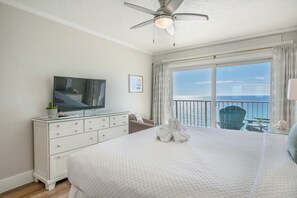 Gulf front master bedroom