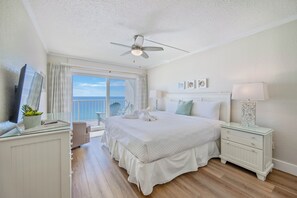 Gulf front master bedroom