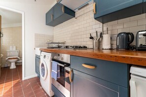 This fully equipped and functional Kitchen is available for your use