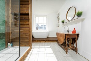 Bathroom with a view