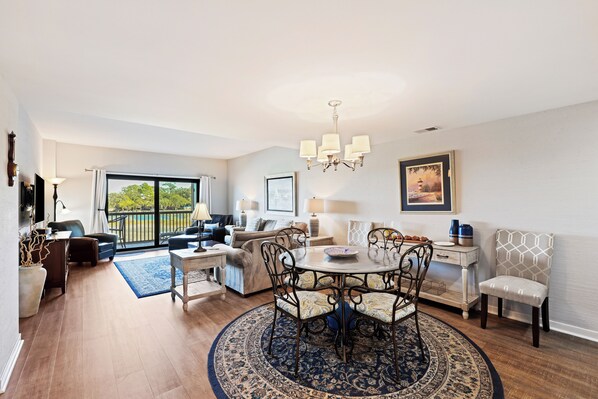 245 Captains Quarters | Dining Room and Living Room - 245 Captains Quarters | Dining Room and Living Room