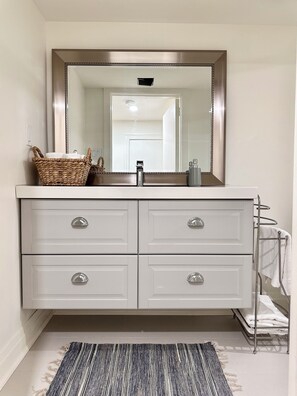 Three piece bathroom