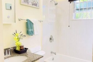 Indulge in the sanctuary of a meticulously designed bathroom