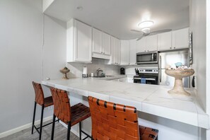 Kitchen with Extra Bar Seating