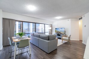 Open Concept Living and Dining Room