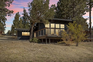 Amazing lakefront home with a private dock.