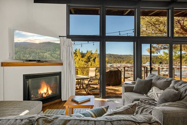 Welcome to Yolo Escape, a 3-bedroom 2-bathroom lakefront escape.