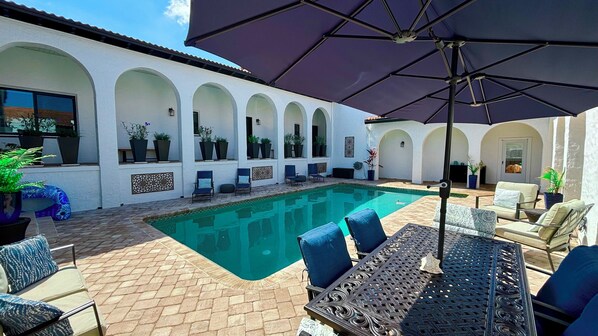 Courtyard pool