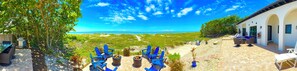Lower deck beach side fire pit
