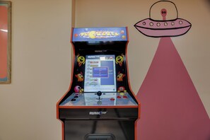 Close-Up of Pac-Man Arcade Machine - A classic Pac-Man arcade machine