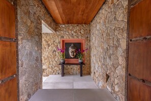 Interior entrance