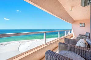 Large Balcony with Gulf View