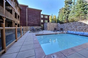 Communal heated pool and hot tub