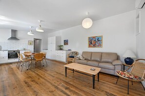Kitchen + Seating Area