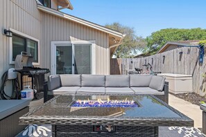 Relax by the outdoor fire pit