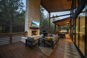 Over 1600 sq ft of covered decking for all your family gatherings
