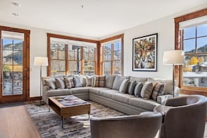 Living Room with Fireplace