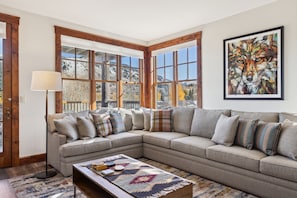Living Room with Fireplace