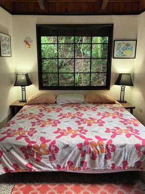 Bedroom 1 with a King bed. Room can also be set with 2 Twin beds.