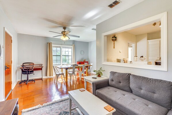 Tallahassee Vacation Rental | 4BR | 2BA | 1,800 Sq Ft | Stairs Required
