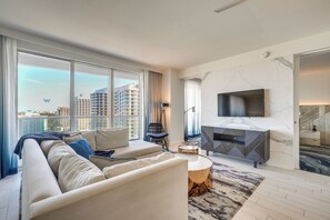 Living Room | Smart TV | Queen Sleeper Sofa