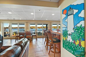 Lower Level Den, Bar, Dining