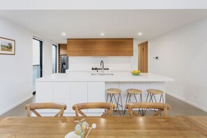 Modern kitchen and dining